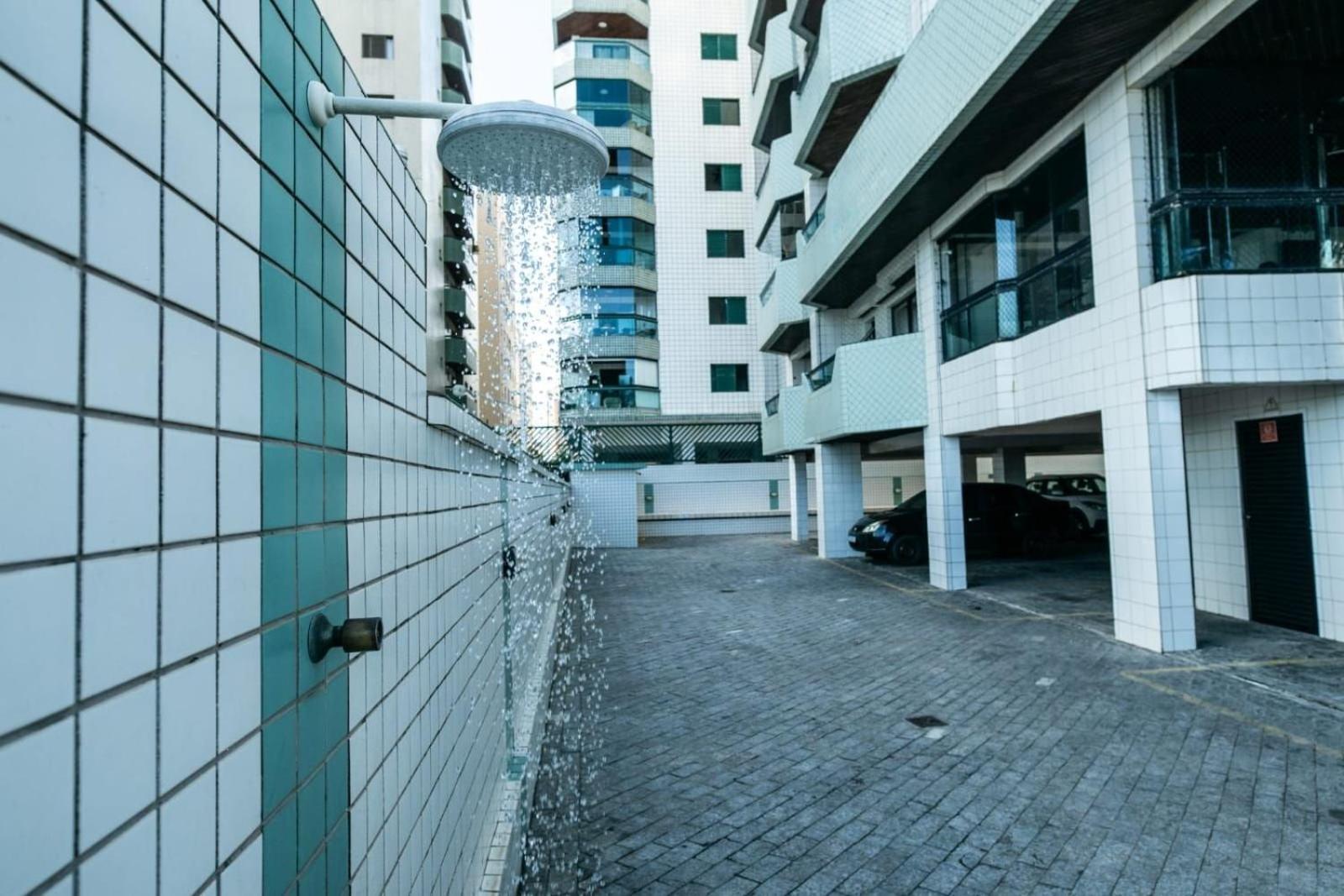 Frente Vista Mar Com Varanda Wi Fi 300Mbps E 10M Da Praia Da Tupi - Estacionamento Gratuito Praia Grande  Zewnętrze zdjęcie