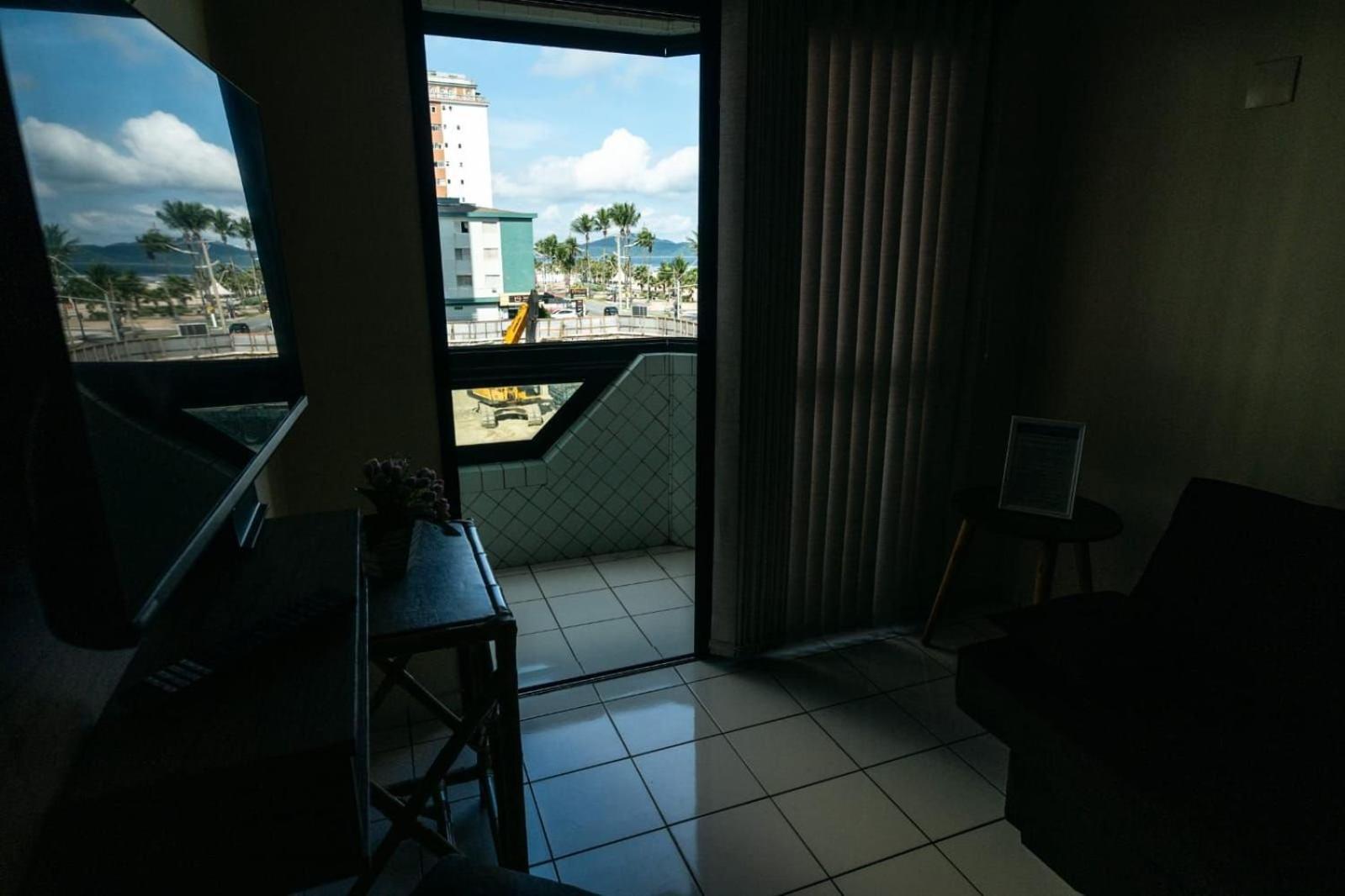 Frente Vista Mar Com Varanda Wi Fi 300Mbps E 10M Da Praia Da Tupi - Estacionamento Gratuito Praia Grande  Zewnętrze zdjęcie