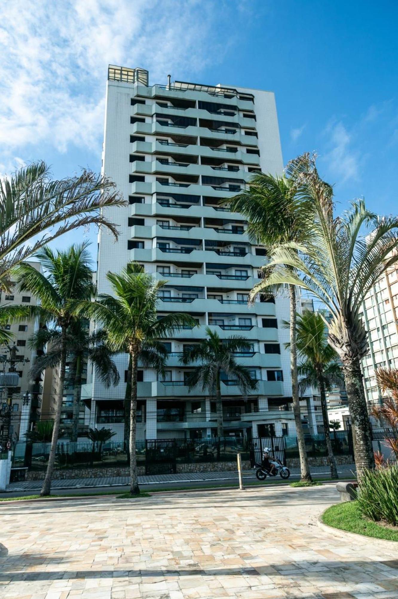 Frente Vista Mar Com Varanda Wi Fi 300Mbps E 10M Da Praia Da Tupi - Estacionamento Gratuito Praia Grande  Zewnętrze zdjęcie